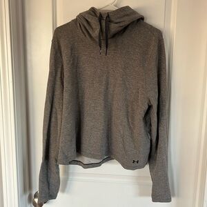Under armour Gray vowel neck hoodie